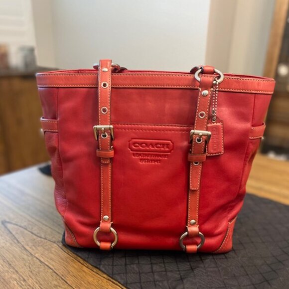 COACH Vintage Gallery East West Tote Handbag - Picture 4 of 15